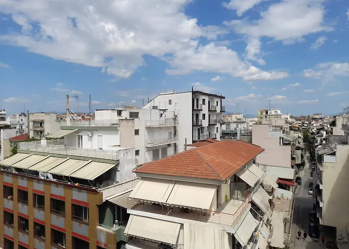 απεριόριστη θέα στο κέντρο της λάρισας アパート *